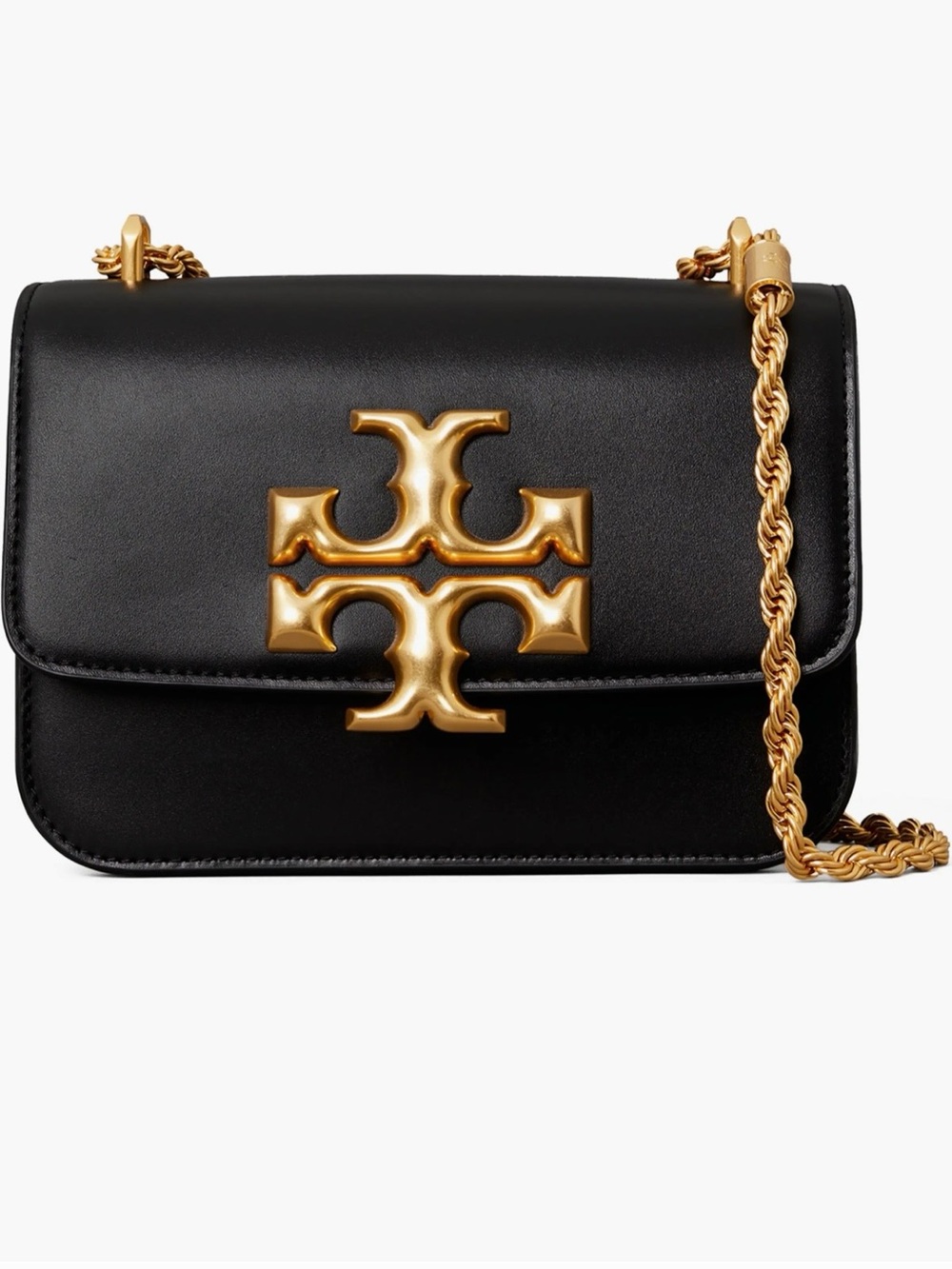 Tory Burch Eleanor Small Convertible Shoulder Bag Black NWT